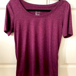 Nike Dri Fit Crewneck Shirt - Purple - Women’s M